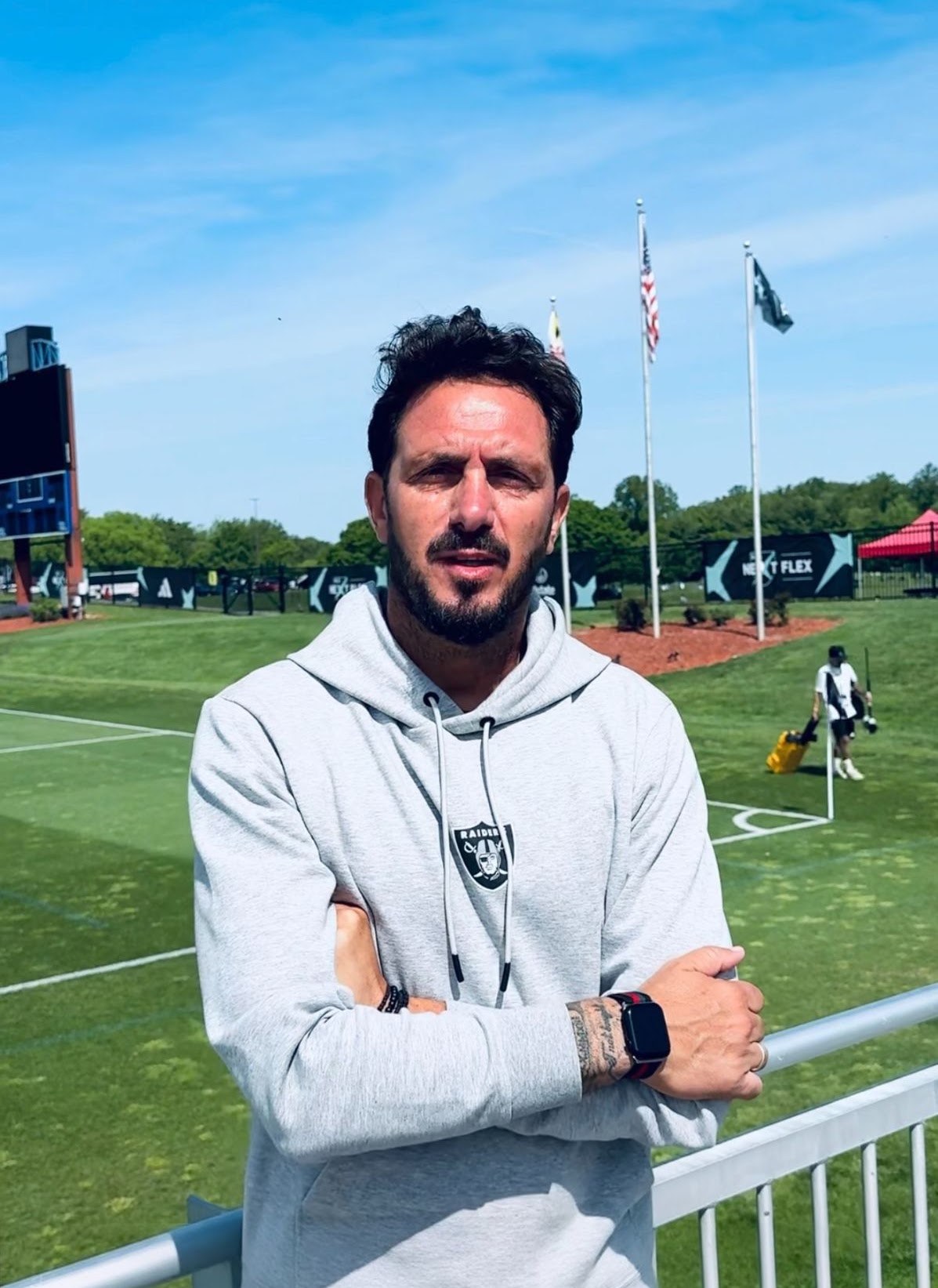On the training ground